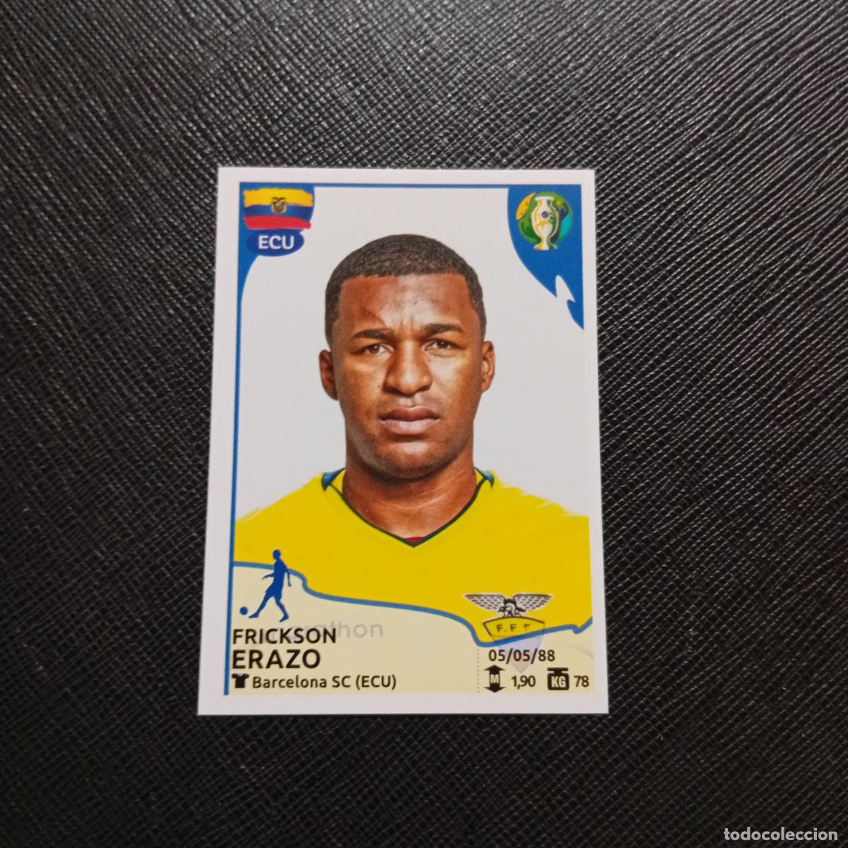 Cromos de f&uacute;tbol: 268 ERAZO ECUADOR PANINI COPA AMERICA BRASIL 2019 CROMO FUTBOL 19 - SIN PEGAR