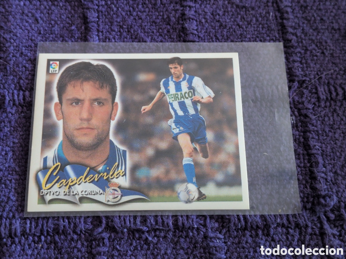 Cromos de Futebol: Deportivo de La Coru&ntilde;a - Capdevila - COLOCA - Ediciones Este Liga 2000-2001, 00-01 - nunca pegado.