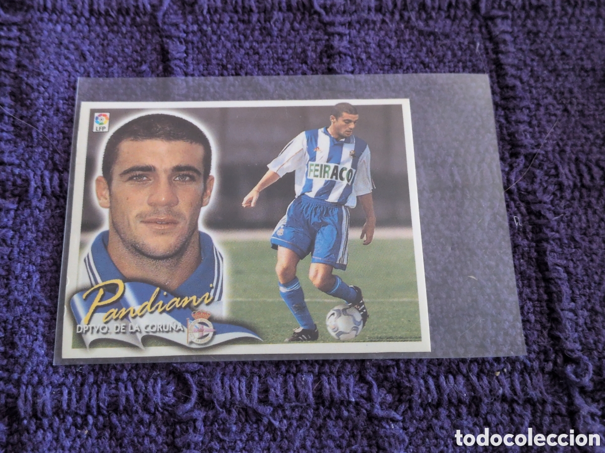 Cromos de Futebol: Deportivo de La Coru&ntilde;a - Pandiani - COLOCA - Ediciones Este Liga 2000-2001, 00-01 - Nunca pegado