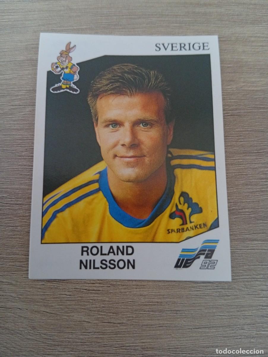 Football Stickers: ROLAND NILSSON 26 SUECIA PANINI EUROCOPA EURO 1992 92 NUNCA PEGADO SIN PEGAR