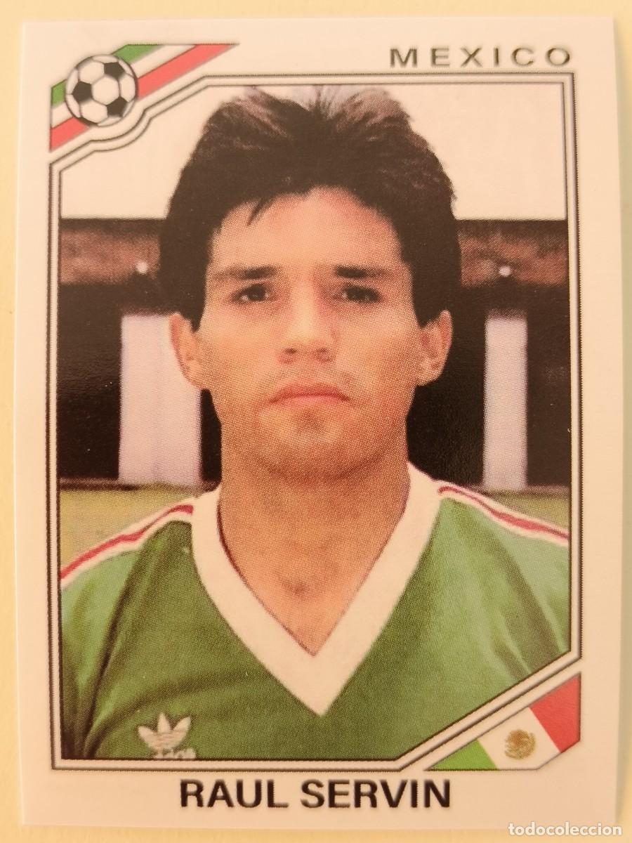 Football Stickers: #118 RAUL SERVIN (MEXICO) MUNDIAL MEXICO 86 PANINI