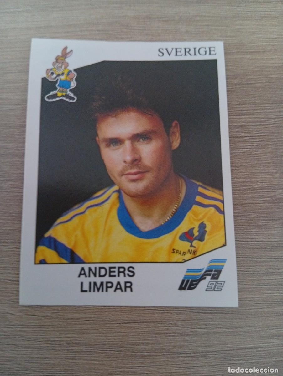 Cromos de f&uacute;tbol: ANDERS LIMPAR 30 SUECIA PANINI EUROCOPA EURO 1992 92 NUNCA PEGADO SIN PEGAR