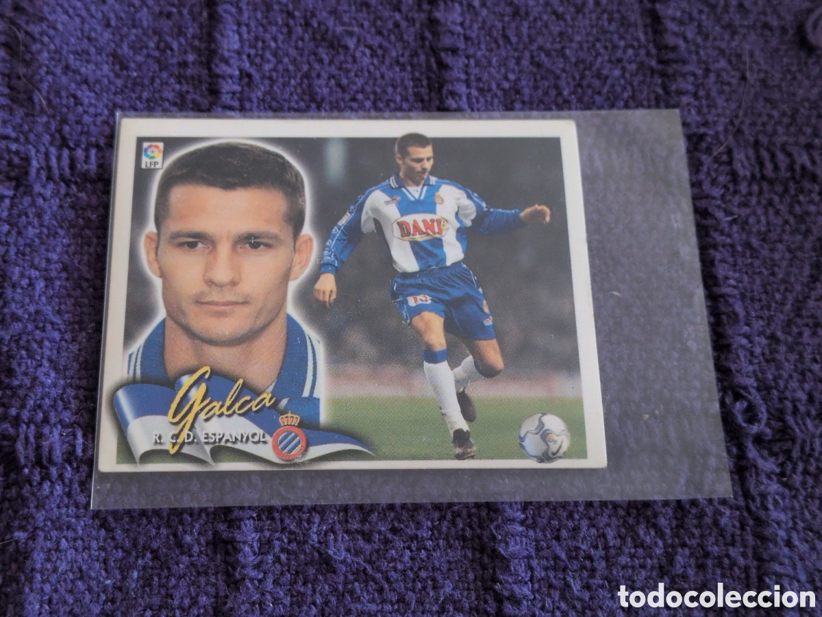 Cromos de Futebol: GALCA R. C. D. ESPA&Ntilde;OL COLOCA LIGA ESTE 2000 2001 00 01 NUNCA PEGADO SIN PEGAR