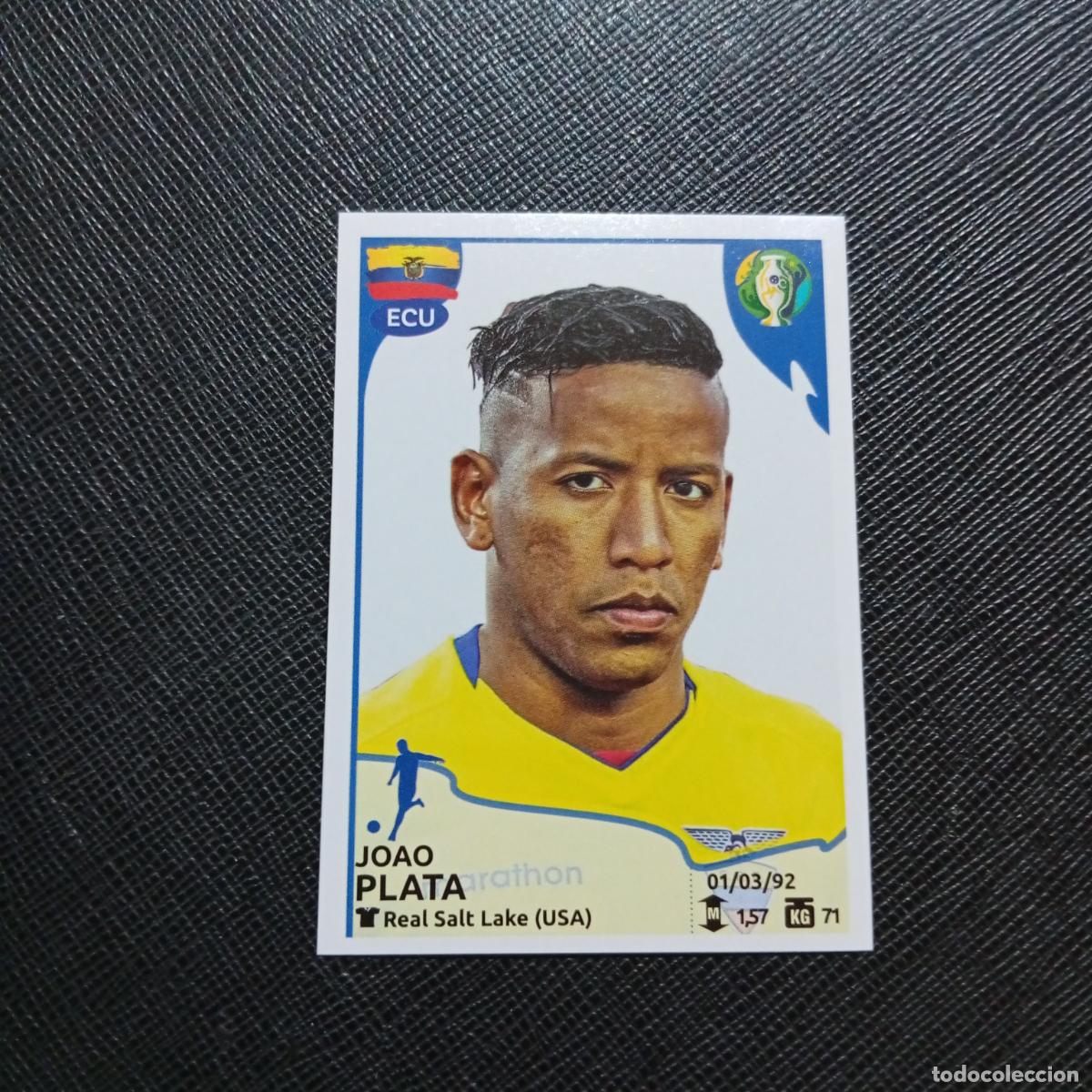 Cromos de f&uacute;tbol: 279 PLATA ECUADOR PANINI COPA AMERICA BRASIL 2019 CROMO FUTBOL 19 - SIN PEGAR B