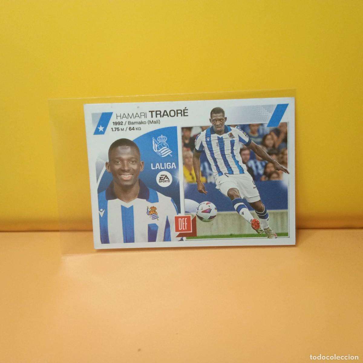 Cromos de f&uacute;tbol: EDICIONES ESTE 2023 2024 23 24 &Uacute;LTIMOS FICHAJES 17 REAL SOCIEDAD TRAOR&Eacute; 2&ordf; EDICI&Oacute;N