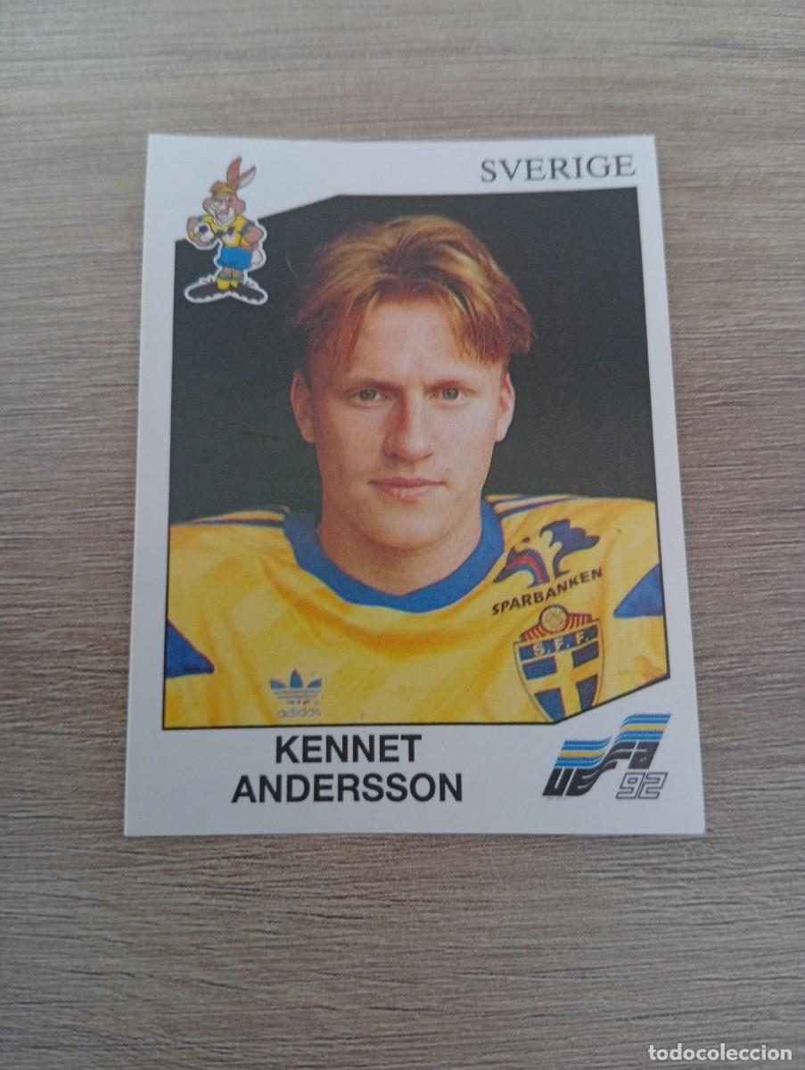 Cromos de f&uacute;tbol: KENNET ANDERSON 35 SUECIA PANINI EUROCOPA EURO 1992 92 NUNCA PEGADO SIN PEGAR