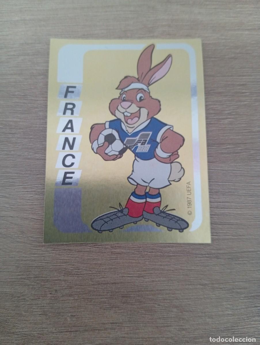 Cromos de f&uacute;tbol: BERNI MASCOTA FRANCIA 41 PANINI EUROCOPA EURO 1992 92 NUNCA PEGADO SIN PEGAR