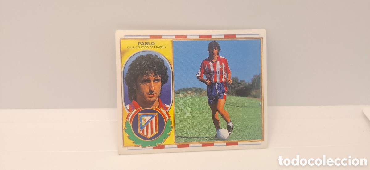 Cromos de f&uacute;tbol: PABLO ATLETICO MADRID EDICIONES ESTE 1996 1997 96 97 SIN PEGAR