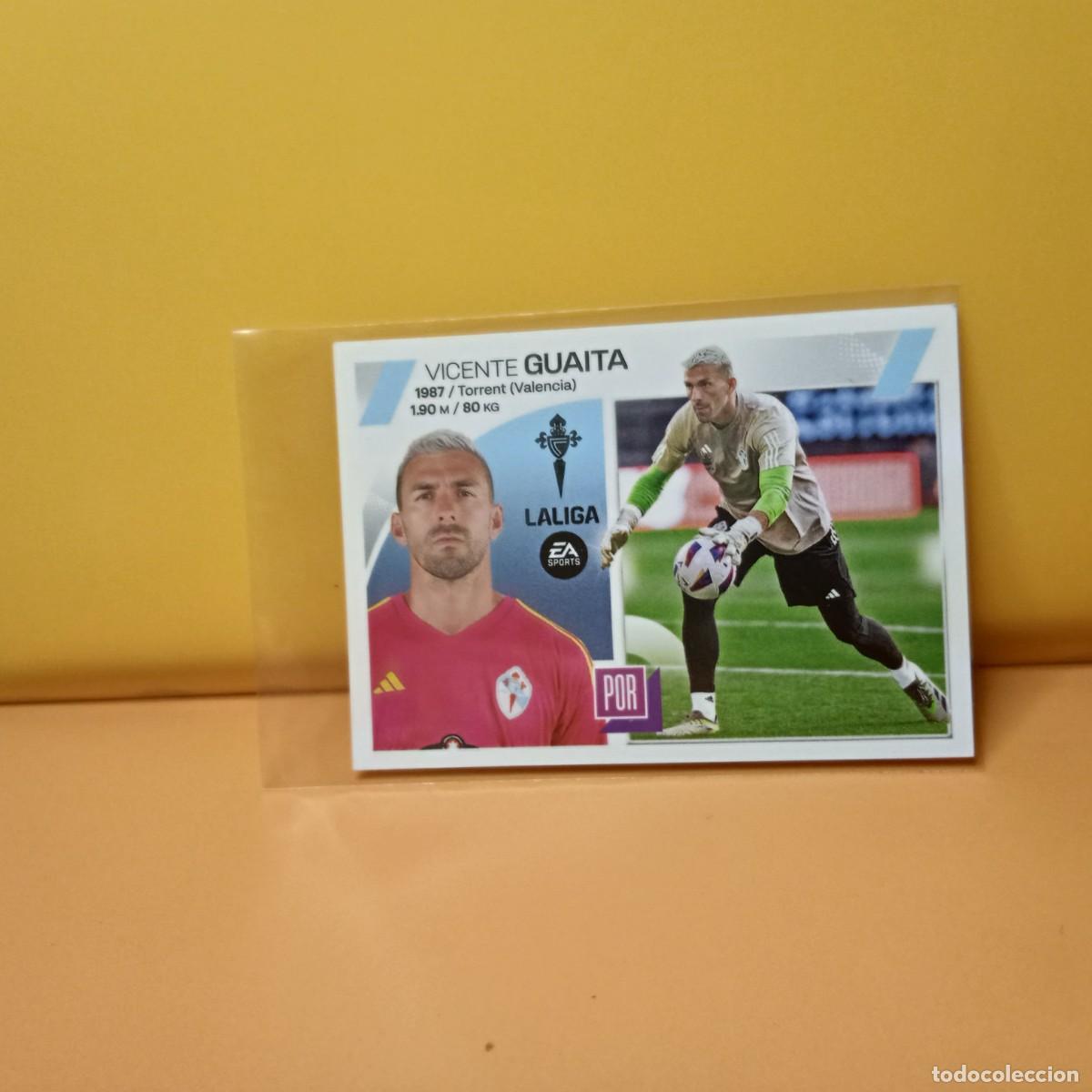 Cromos de f&uacute;tbol: EDICIONES ESTE 2023 2024 23 24 &Uacute;LTIMOS FICHAJES 58 CELTA DE VIGO GUAITA 4&ordf; EDICI&Oacute;N