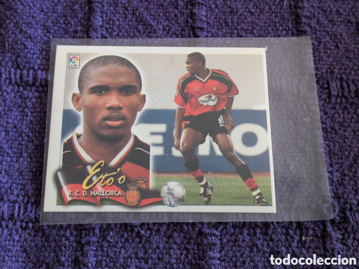 Cromos de Futebol: SAMUEL ETO'O MALLORCA ROOKIE LIGA ESTE PANINI 2000 2001 00 01 SIN PEGAR. NUEVO
