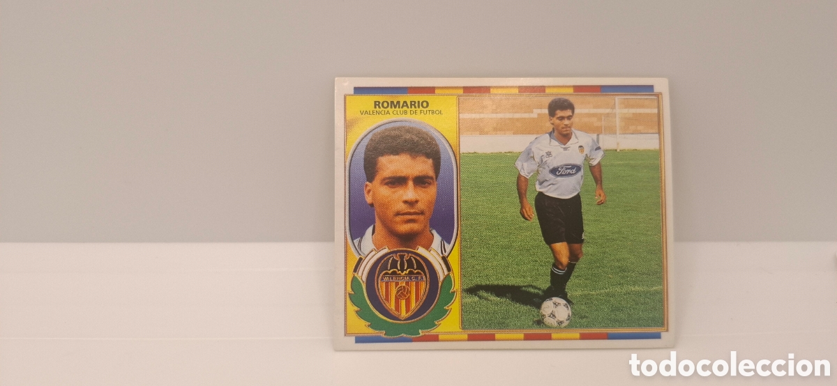 Cromos de f&uacute;tbol: ROMARIO VALENCIA EDICIONES ESTE 1996 1997 96 97 SIN PEGAR