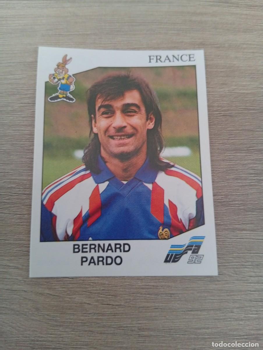 Cromos de f&uacute;tbol: BERNARD PARDO 57 FRANCIA PANINI EUROCOPA EURO 1992 92 NUNCA PEGADO SIN PEGAR