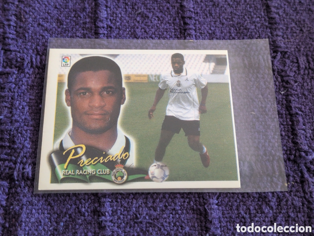 Cromos de Futebol: PRECIADO RACING DE SANTANDER COLOCA LIGA ESTE 2000 2001 00 01 NUNCA PEGADO SIN PEGAR