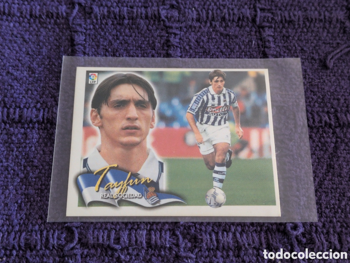 Cromos de Futebol: CROMO LIGA 2000 2001 00 01 EDICIONES ESTE TAYFUN REAL SOCIEDAD NUNCA PEGADO