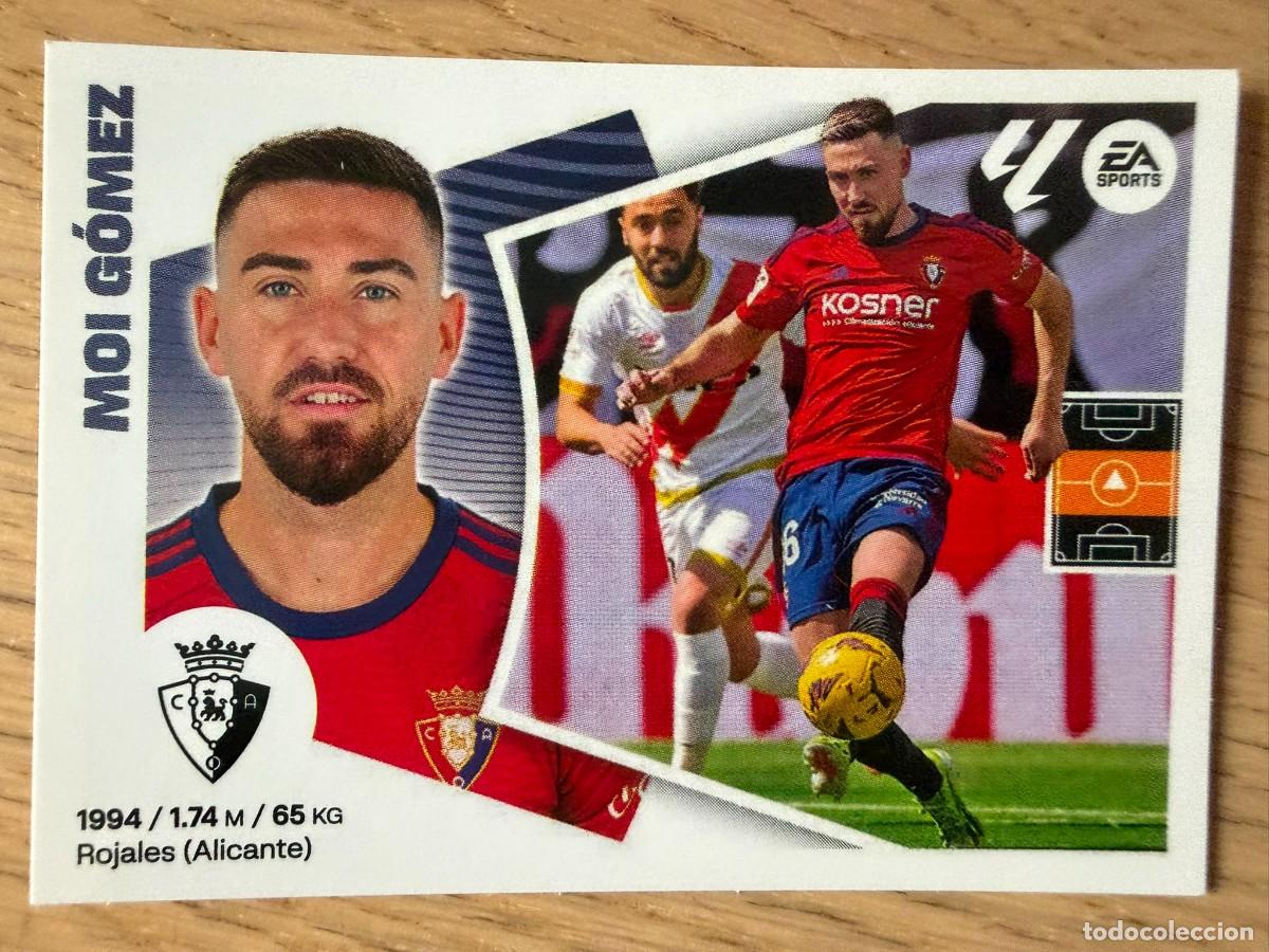 Cromos de f&uacute;tbol: 16 MOI GOMEZ OSASUNA 24 25 2024 2025 LIGA EA SPORTS COLECCIONES ESTE SIN PEGAR STICKER