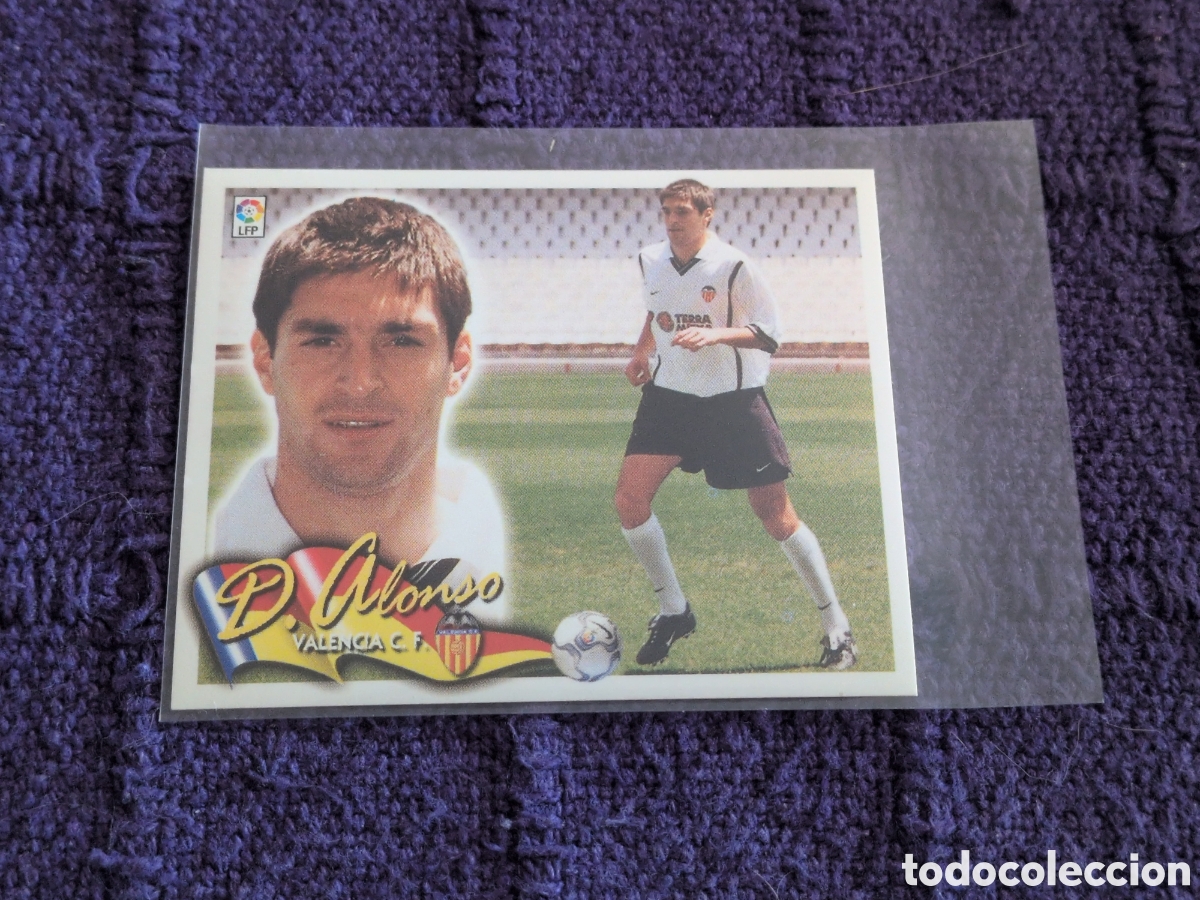 Cromos de Futebol: DIEGO ALONSO VALENCIA C. F. COLOCA LIGA ESTE 2000 2001 00 01 NUNCA PEGADO SIN PEGAR