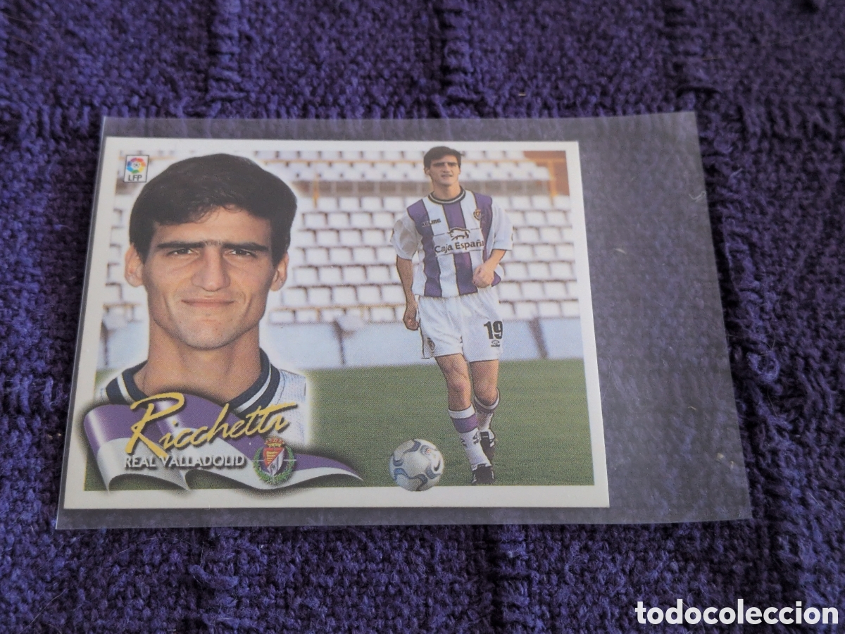 Cromos de Futebol: RICCHETTI REAL VALLADOLID COLOCA LIGA ESTE 2000 2001 00 01 NUNCA PEGADO SIN PEGAR