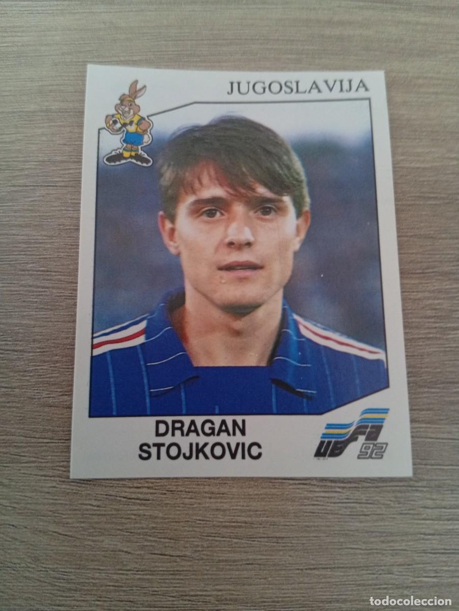 Cromos de f&uacute;tbol: DRAGAN STOJKOVIC 84 JUGOSLAVIA PANINI EUROCOPA EURO 1992 92 NUNCA PEGADO SIN PEGAR