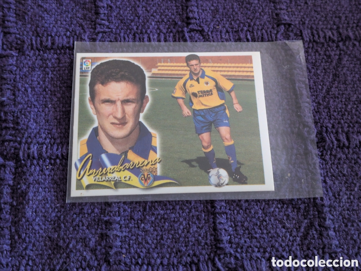 Cromos de Futebol: Villarreal - Arruabarrena - COLOCA - Ediciones Este Liga 2000-2001, 00-01 - Nunca Pegado
