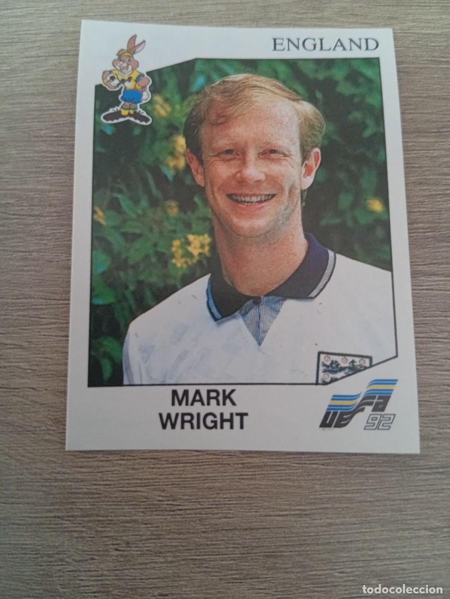 Cromos de f&uacute;tbol: MARK WRIGHT 101 INGLATERRA PANINI EUROCOPA EURO 1992 92 NUNCA PEGADO SIN PEGAR