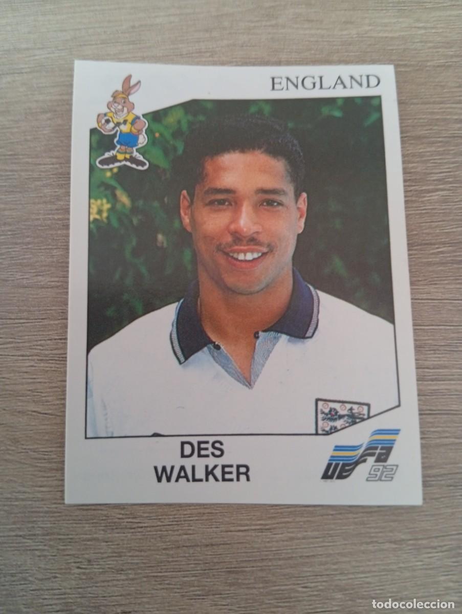 Cromos de f&uacute;tbol: DES WALKER 100 INGLATERRA PANINI EUROCOPA EURO 1992 92 NUNCA PEGADO SIN PEGAR