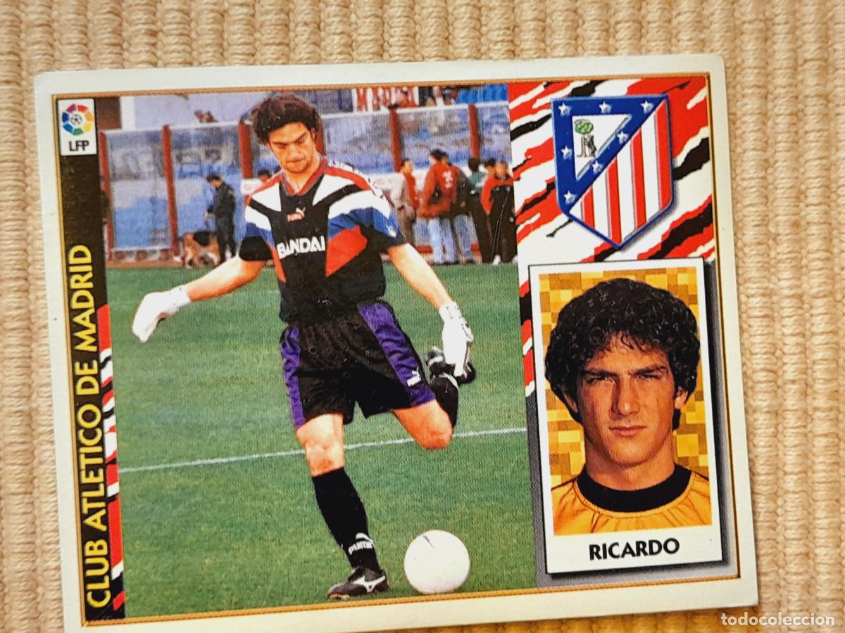 Cromos de f&uacute;tbol: CROMO SIN PEGAR. RICARDO (ATLETICO MADRID) LIGA 97-98 1997 1998 &Aacute;LBUM ESTE