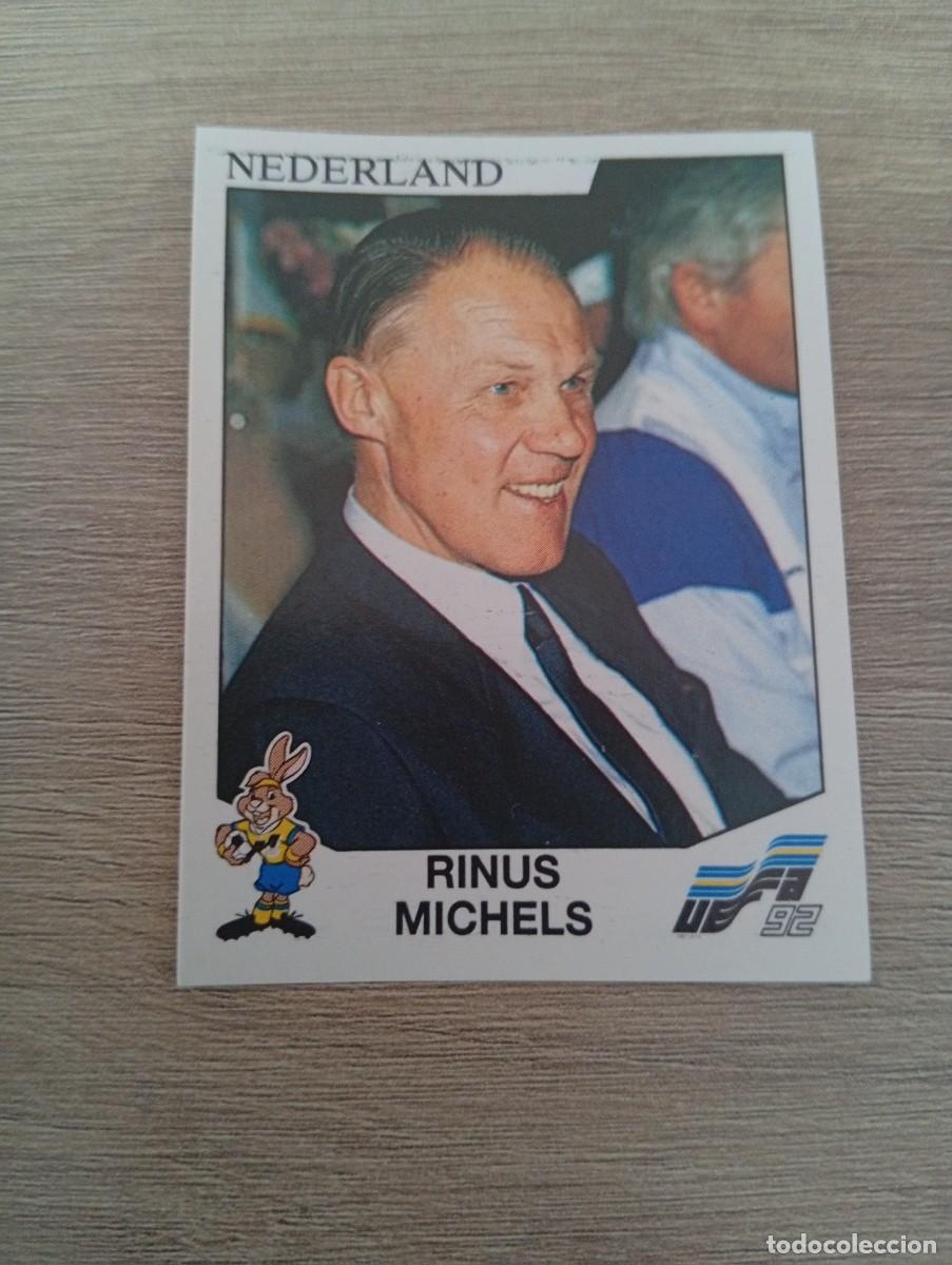 Cromos de f&uacute;tbol: RINUS MICHELS 118 HOLANDA PANINI EUROCOPA EURO 1992 92 NUNCA PEGADO SIN PEGAR