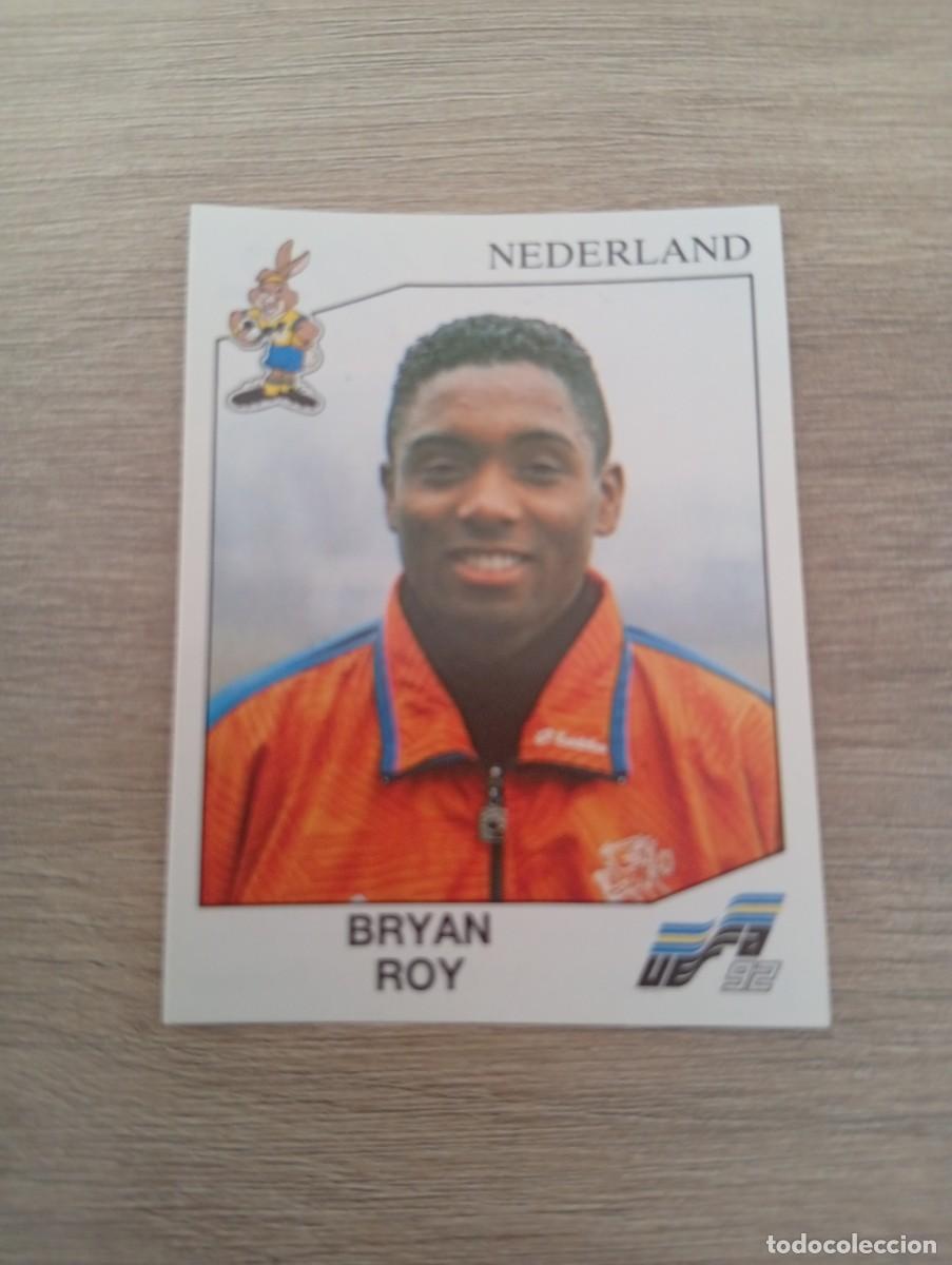 Cromos de f&uacute;tbol: BRYAN ROY 136 HOLANDA PANINI EUROCOPA EURO 1992 92 NUNCA PEGADO SIN PEGAR