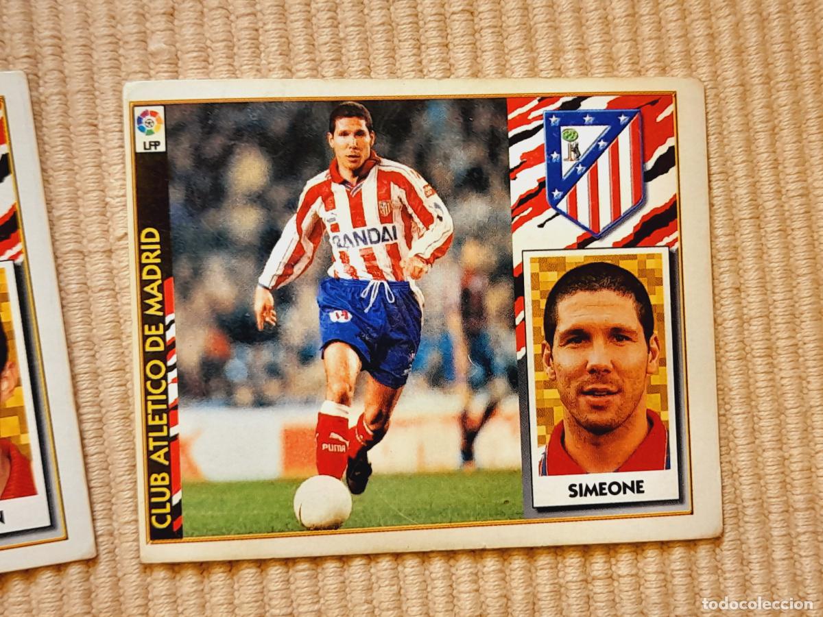 Cromos de f&uacute;tbol: CROMO SIN PEGAR. SIMEONE (ATLETICO MADRID) LIGA 97-98 1997 1998 &Aacute;LBUM ESTE