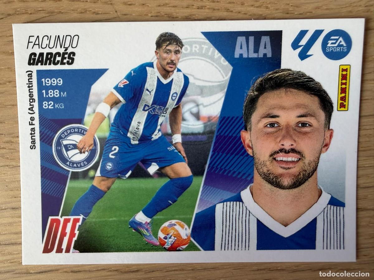 Cromos de f&uacute;tbol: 7 FACUNDO GARCES ALAVES 25 26 2025 2026 LIGA EA SPORTS COLECCIONES ESTE SIN PEGAR STICKER