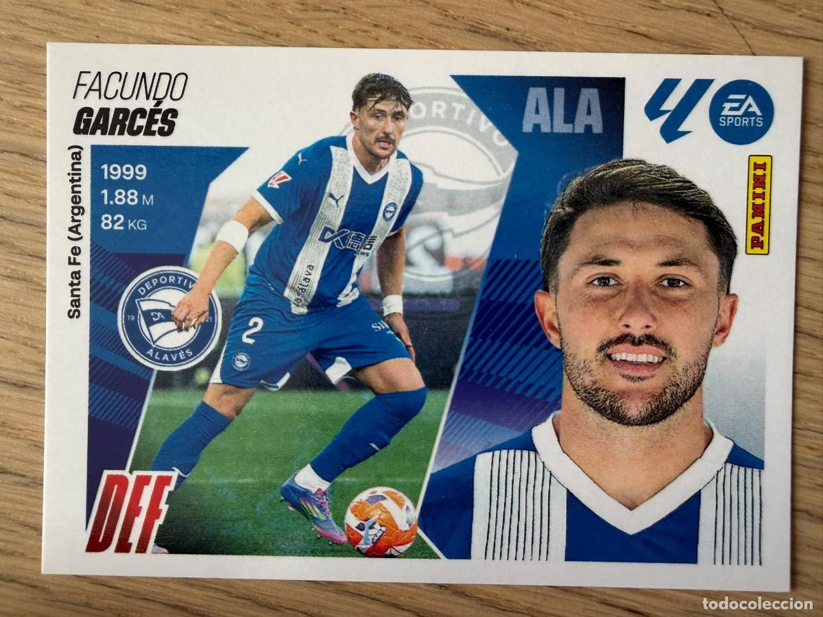 Cromos de f&uacute;tbol: 7 FACUNDO GARCES ALAVES 25 26 2025 2026 LIGA EA SPORTS COLECCIONES ESTE SIN PEGAR STICKER