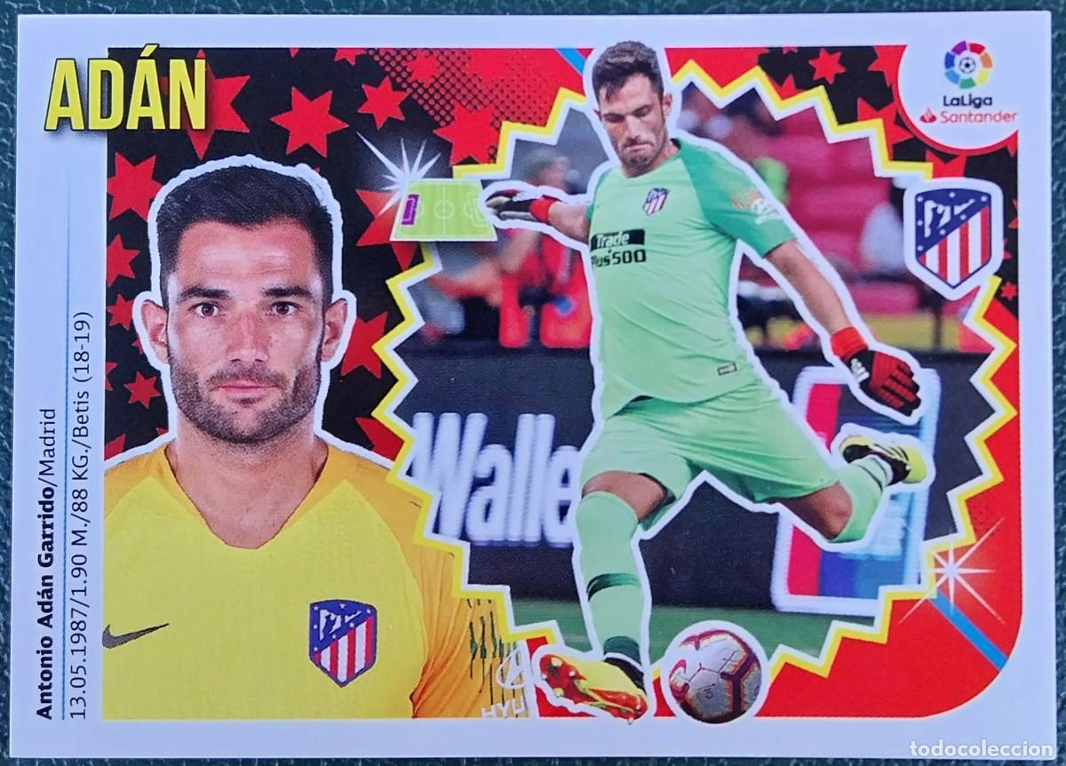 Cromos de f&uacute;tbol: 2 BIS ADAN ATLETICO DE MADRID CROMOS ALBUM EDICIONES ESTE 2018 2019 18 19