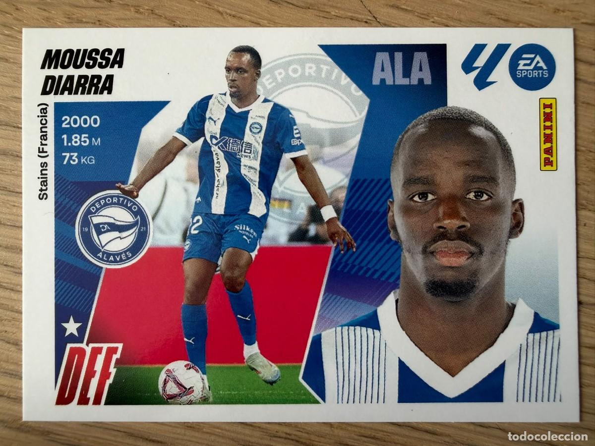 Fu&szlig;ball-Sticker: 9 MOUSSA DIARRA ALAVES 25 26 2025 2026 LIGA EA SPORTS COLECCIONES ESTE SIN PEGAR STICKER