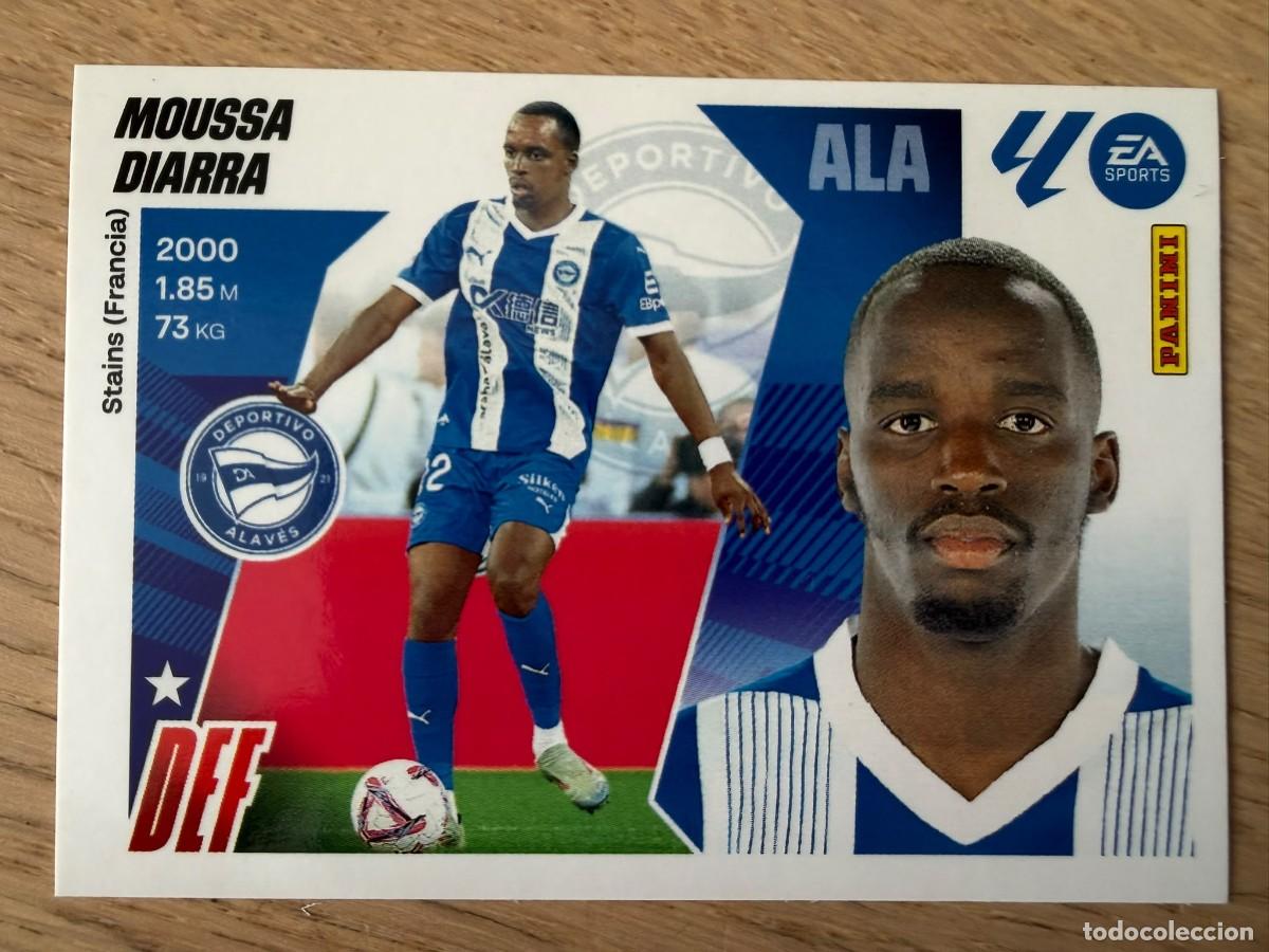 Fu&szlig;ball-Sticker: 9 MOUSSA DIARRA ALAVES 25 26 2025 2026 LIGA EA SPORTS COLECCIONES ESTE SIN PEGAR STICKER