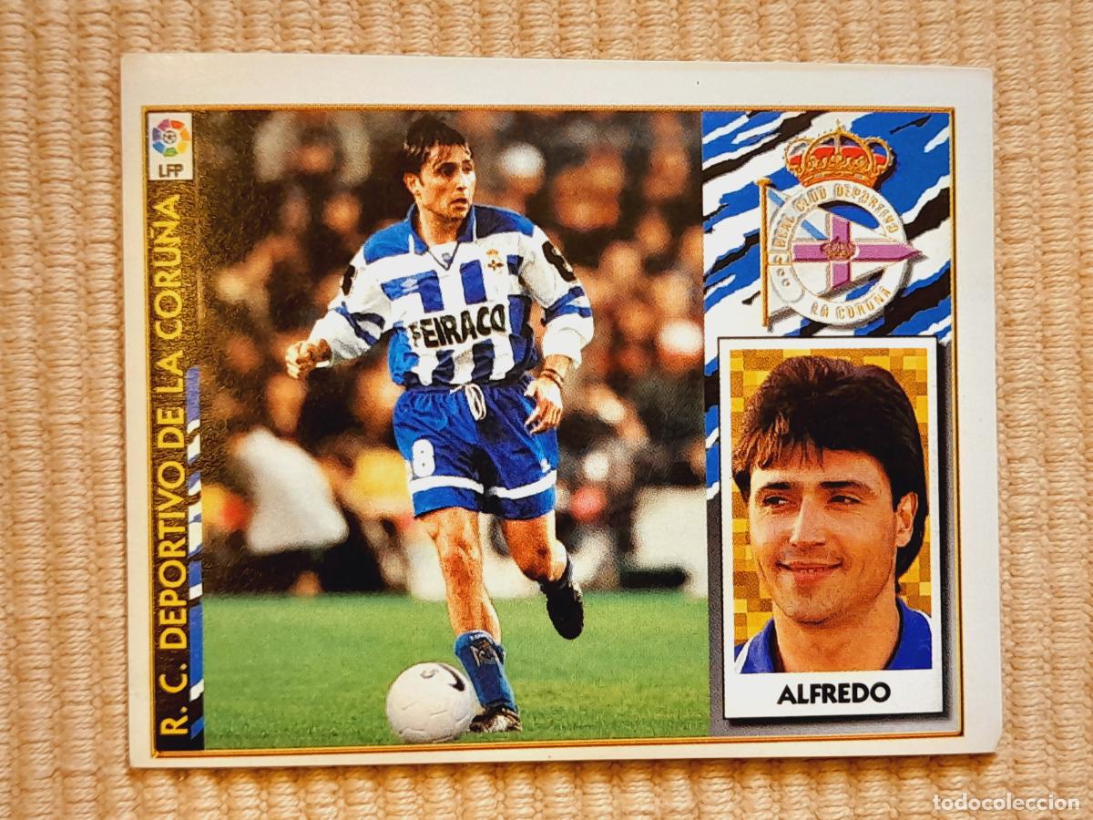 Football Stickers: CROMO SIN PEGAR. ALFREDO (DEPORTIVO CORU&Ntilde;A) LIGA 97-98 1997 1998 &Aacute;LBUM ESTE
