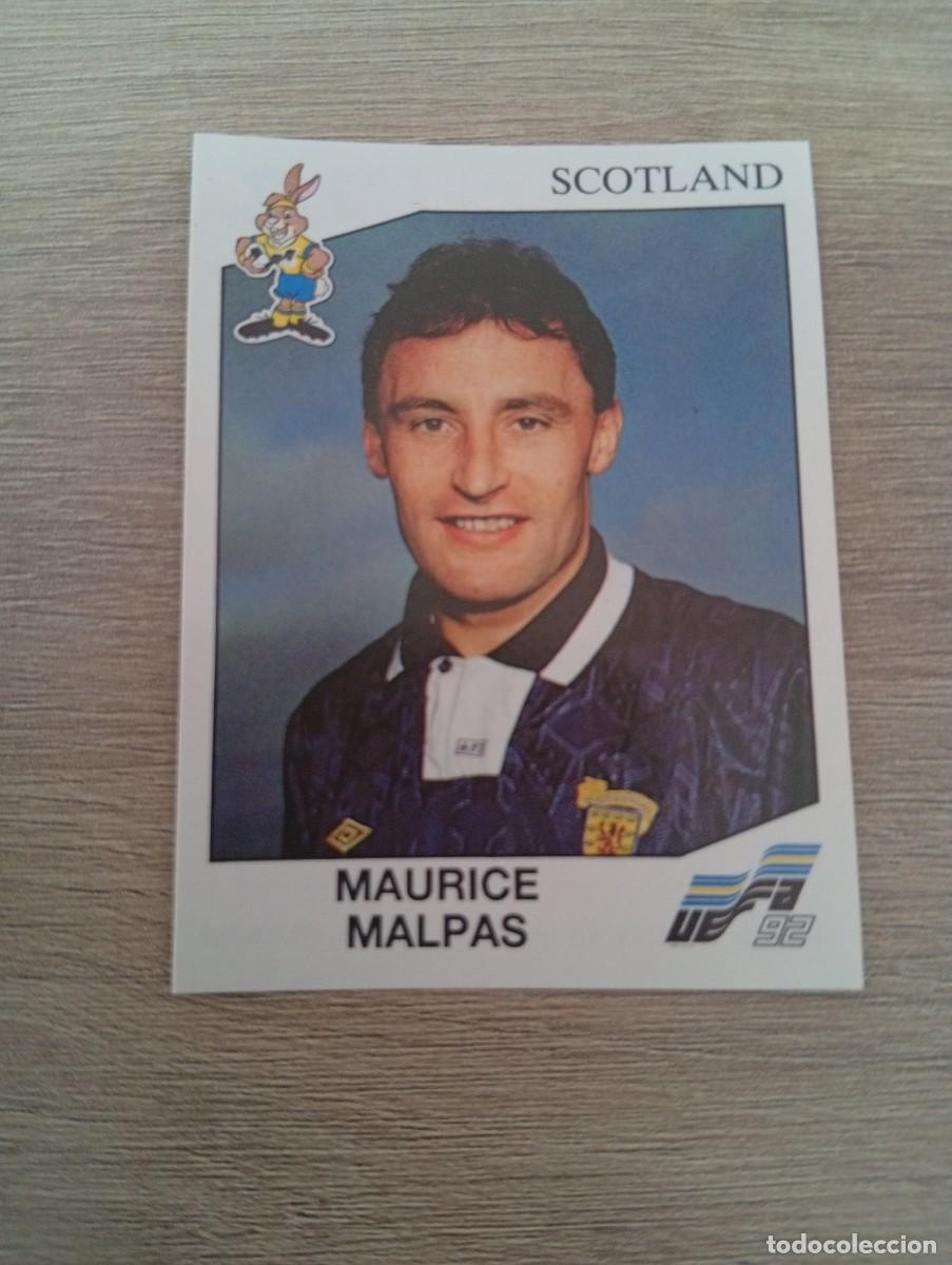 Fu&szlig;ball-Sticker: MAURICE MALPAS 147 ESCOCIA PANINI EUROCOPA EURO 1992 92 NUNCA PEGADO SIN PEGAR