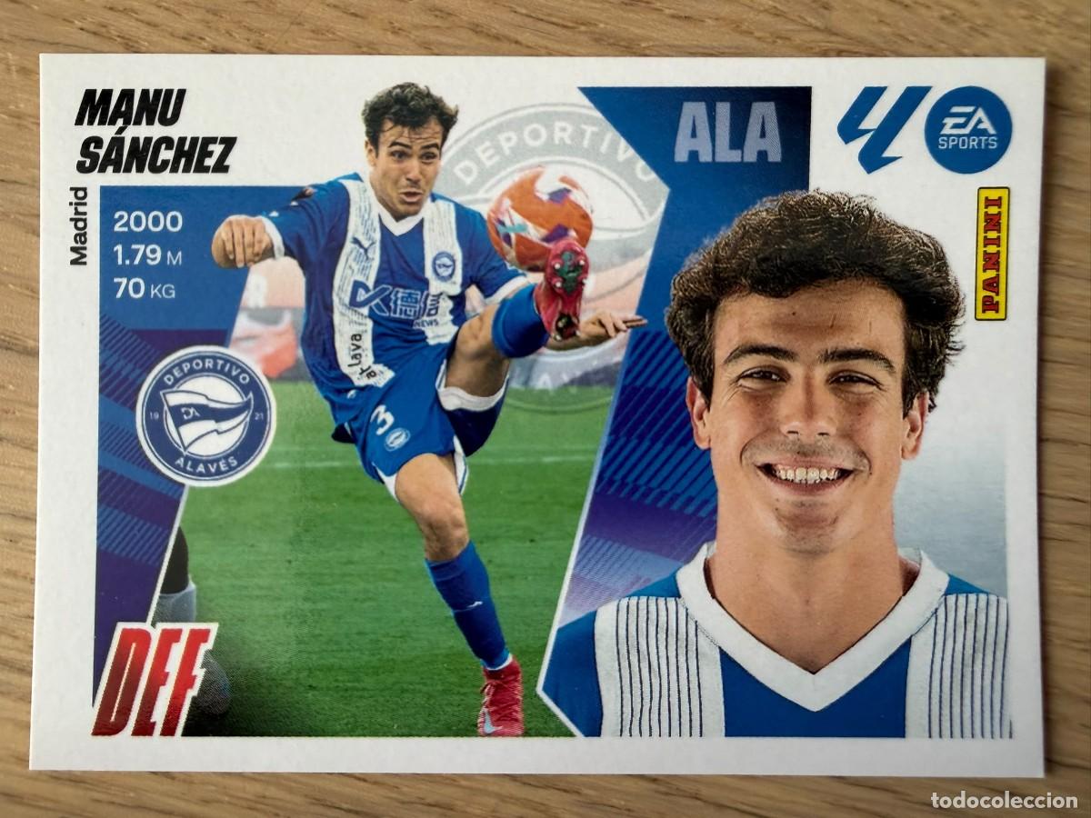 Fu&szlig;ball-Sticker: 10 MANU SANCHEZ ALAVES 25 26 2025 2026 LIGA EA SPORTS COLECCIONES ESTE SIN PEGAR STICKER