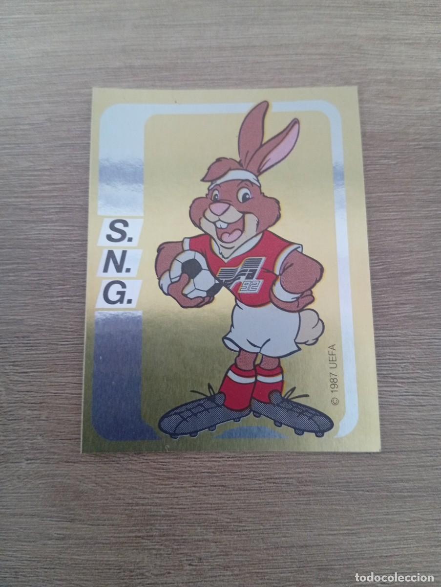 Cromos de f&uacute;tbol: BERNI MASCOTA UNION SOVIETICA SNG 166 PANINI EUROCOPA EURO 1992 92 NUNCA PEGADO SIN PEGAR