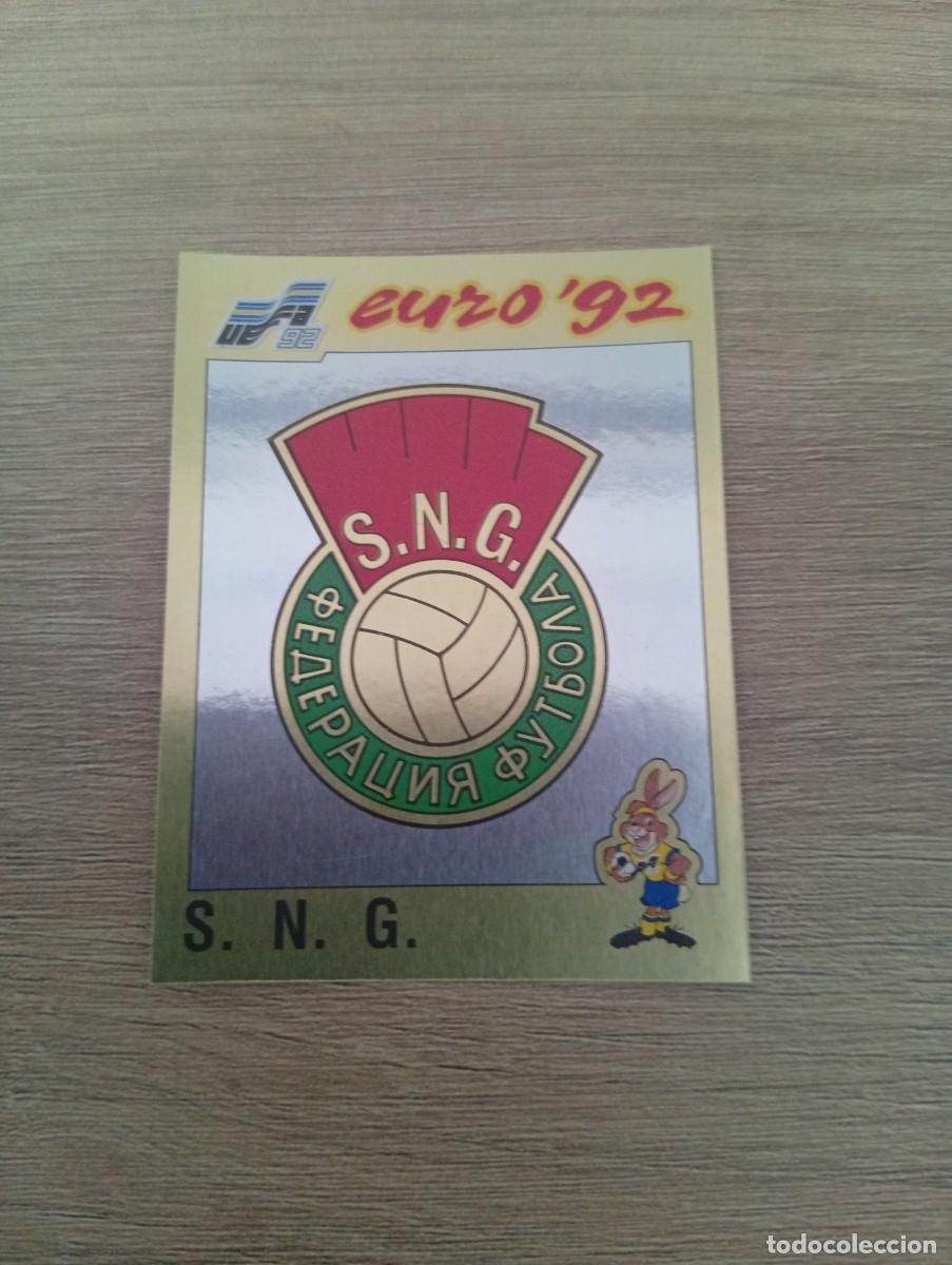 Cromos de f&uacute;tbol: ESCUDO UNION SOVIETICA SNG 167 PANINI EUROCOPA EURO 1992 92 NUNCA PEGADO SIN PEGAR