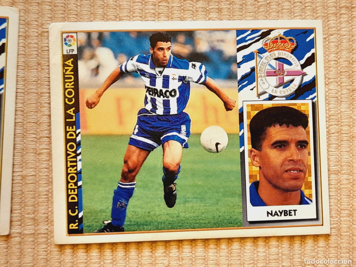 Cromos de f&uacute;tbol: CROMO SIN PEGAR. NAYBET (DEPORTIVO CORU&Ntilde;A) LIGA 97-98 1997 1998 &Aacute;LBUM ESTE