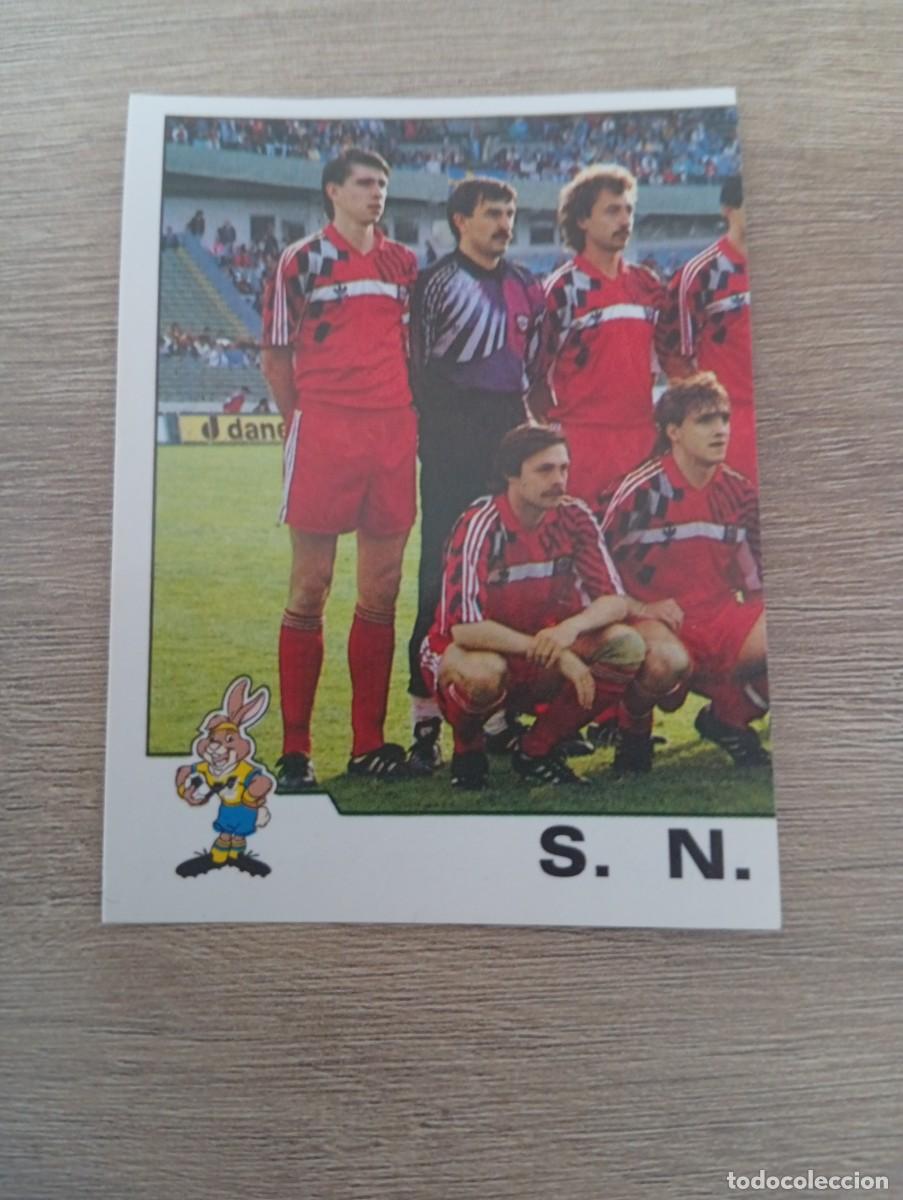 Cromos de f&uacute;tbol: ALINEACION 164 UNION SOVIETICA SNG PANINI EUROCOPA EURO 1992 92 NUNCA PEGADO SIN PEGAR