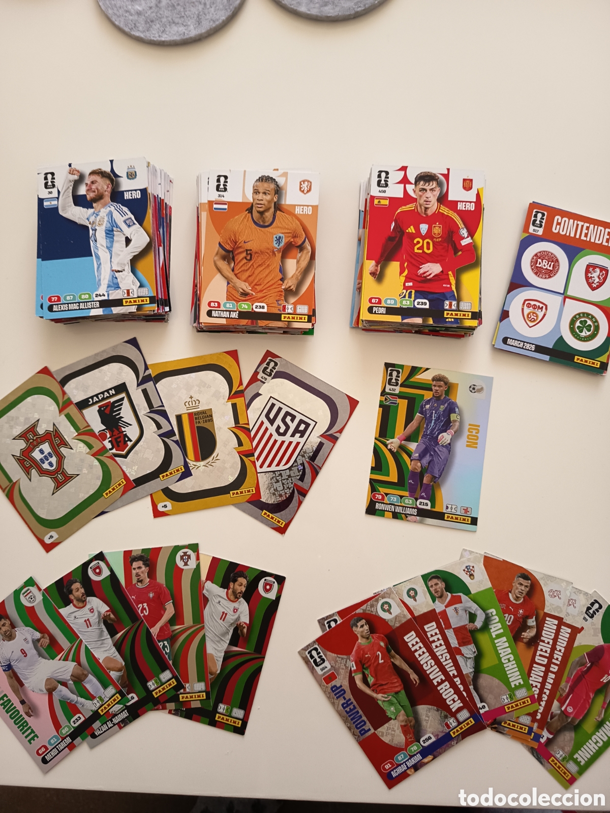 Cromos de f&uacute;tbol: Lote adrelanyn world cup 2026
