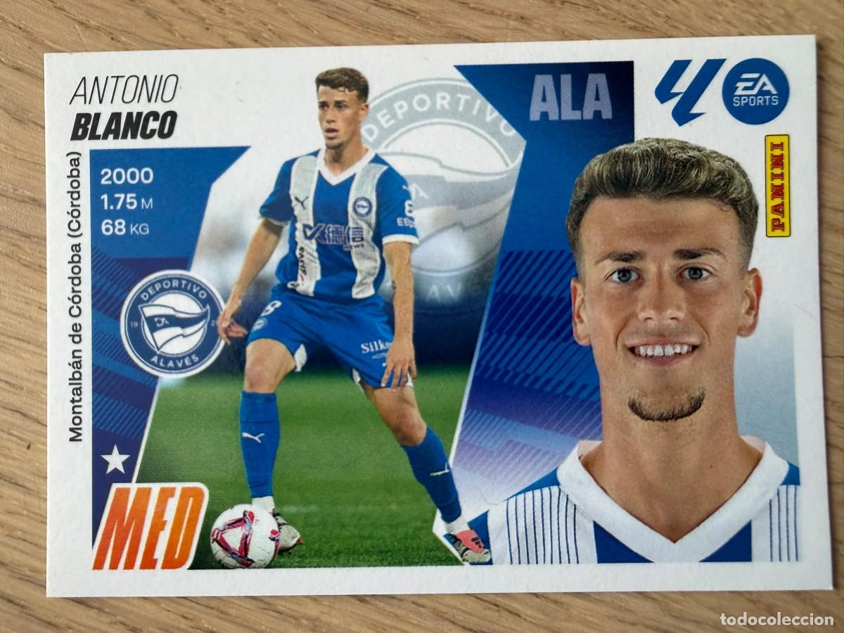 Cromos de f&uacute;tbol: 14 ANTONIO BLANCO ALAVES 25 26 2025 2026 LIGA EA SPORTS COLECCIONES ESTE SIN PEGAR STICKER