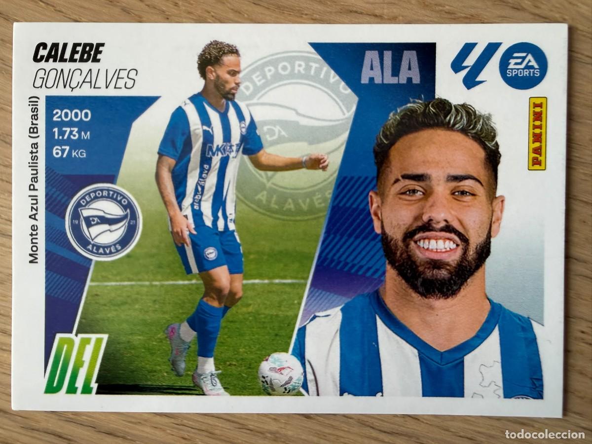 Cromos de f&uacute;tbol: 16 CALEBE ALAVES 25 26 2025 2026 LIGA EA SPORTS COLECCIONES ESTE SIN PEGAR STICKER
