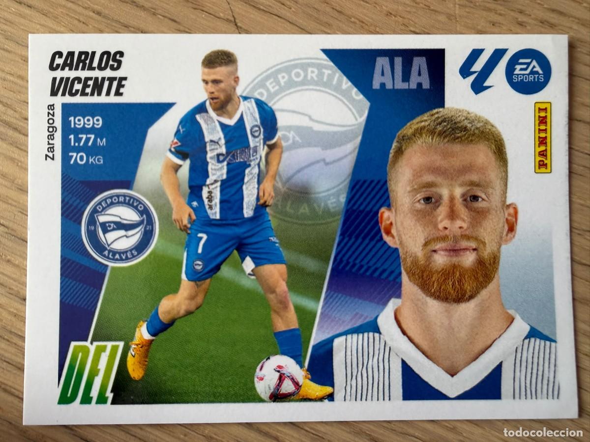 Cromos de f&uacute;tbol: 17 CARLOS VICENTE ALAVES 25 26 2025 2026 LIGA EA SPORTS COLECCIONES ESTE SIN PEGAR STICKER