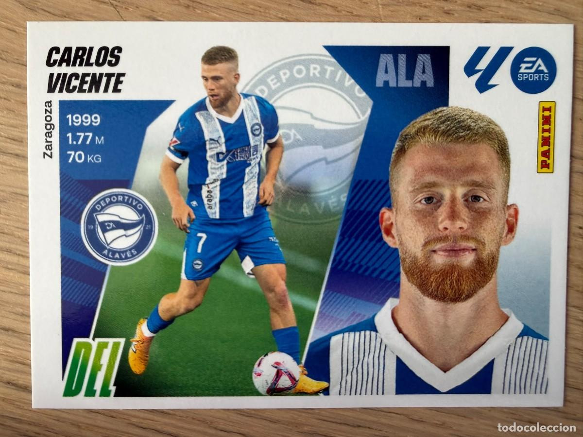 Cromos de f&uacute;tbol: 17 CARLOS VICENTE ALAVES 25 26 2025 2026 LIGA EA SPORTS COLECCIONES ESTE SIN PEGAR STICKER