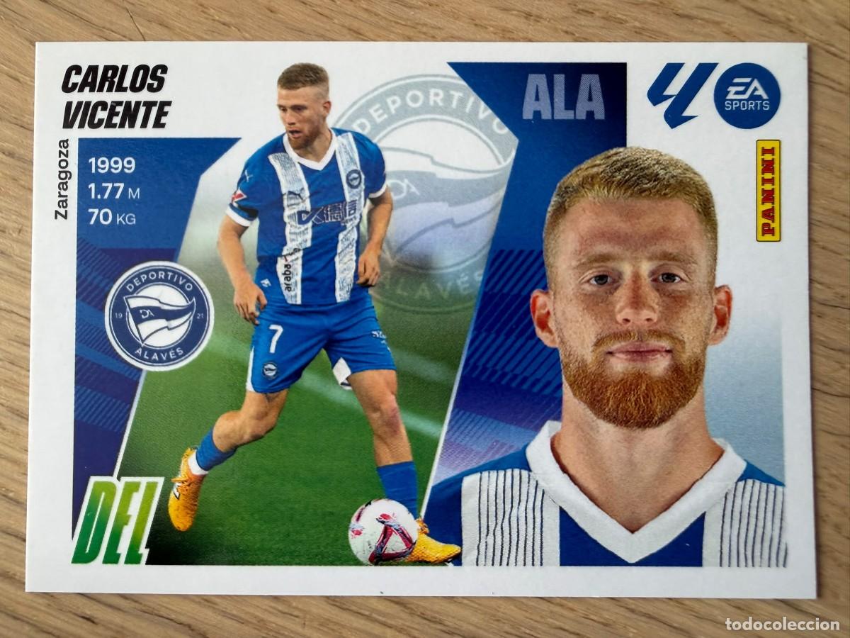 Cromos de f&uacute;tbol: 17 CARLOS VICENTE ALAVES 25 26 2025 2026 LIGA EA SPORTS COLECCIONES ESTE SIN PEGAR STICKER