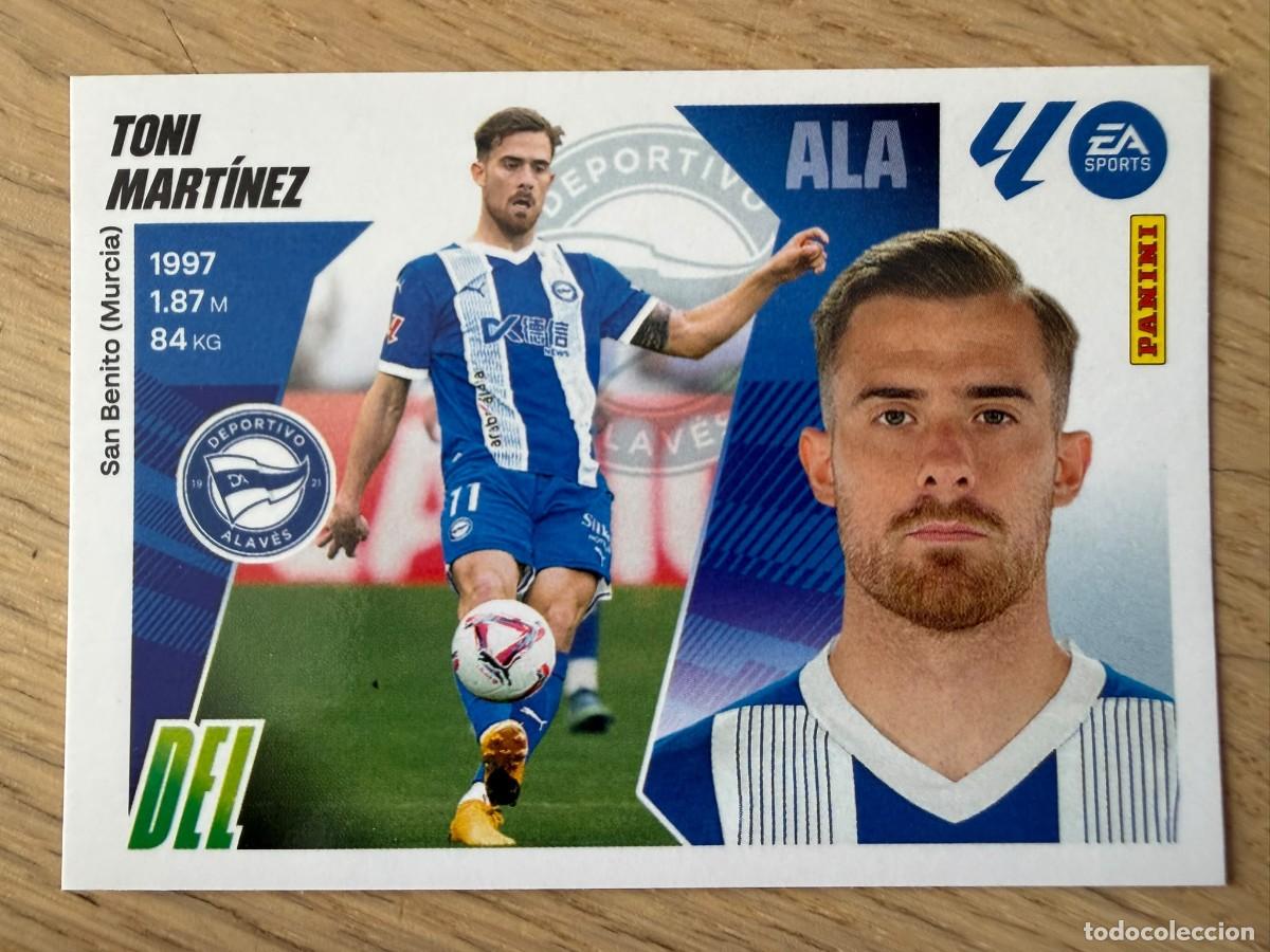 Cromos de f&uacute;tbol: 18 TONI MARTINEZ ALAVES 25 26 2025 2026 LIGA EA SPORTS COLECCIONES ESTE SIN PEGAR STICKER