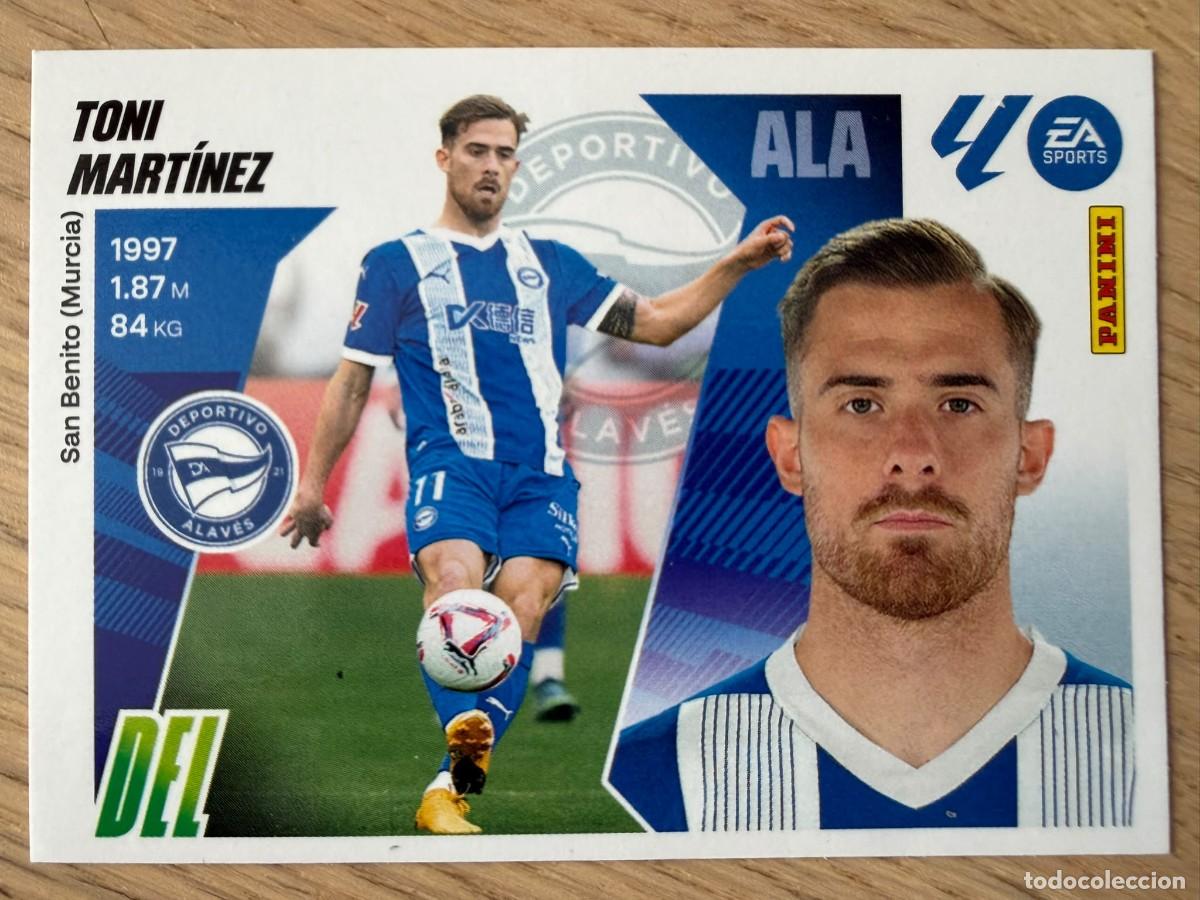 Cromos de f&uacute;tbol: 18 TONI MARTINEZ ALAVES 25 26 2025 2026 LIGA EA SPORTS COLECCIONES ESTE SIN PEGAR STICKER