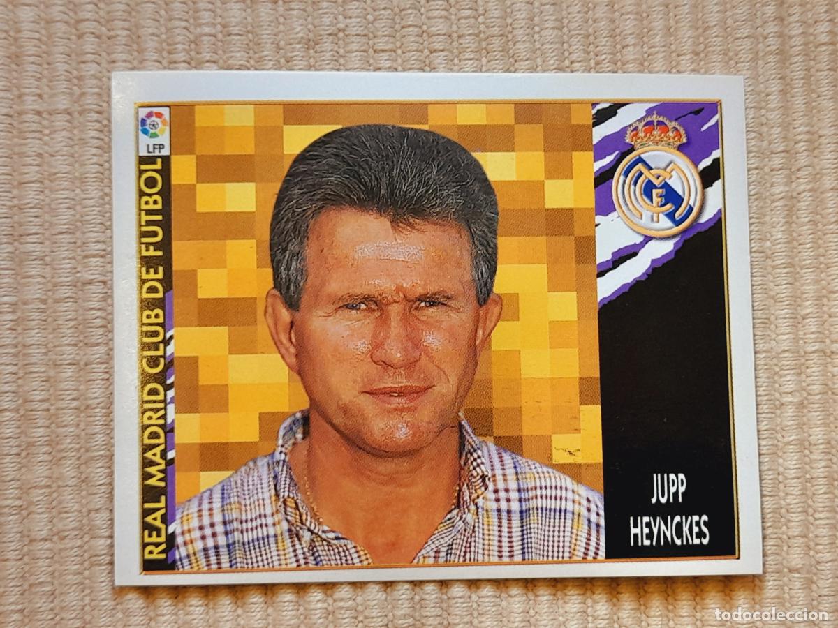 Cromos de f&uacute;tbol: CROMO SIN PEGAR. JUPP HEYNCKES (REAL MADRID) LIGA 97-98 1997 1998 &Aacute;LBUM ESTE